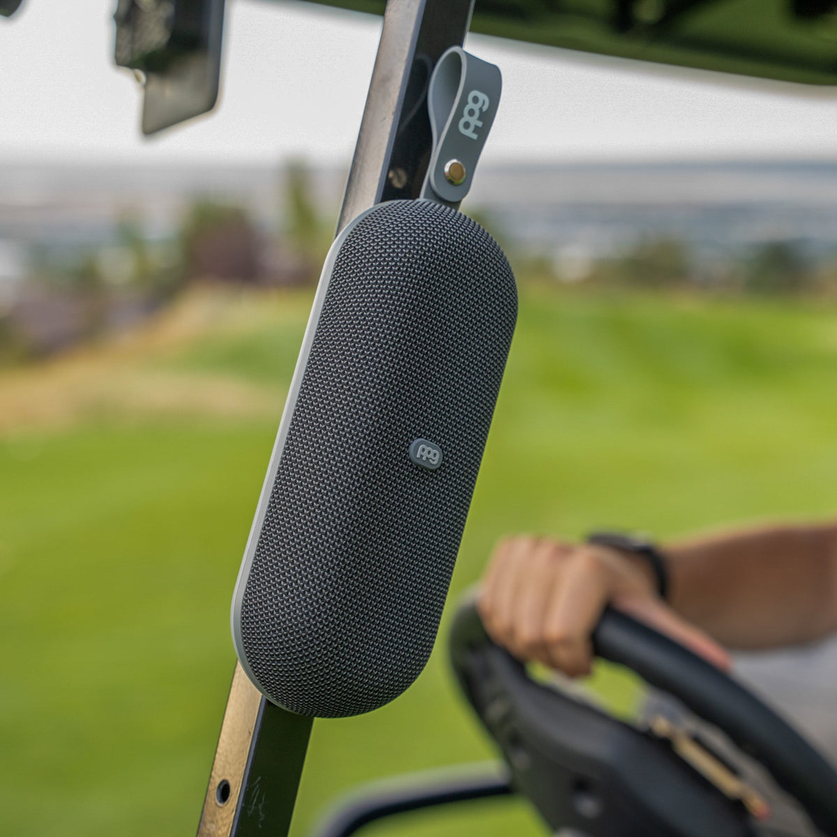 PPG A2 SLIM GPS Golf Speaker Powered by Golf Logix - Gray