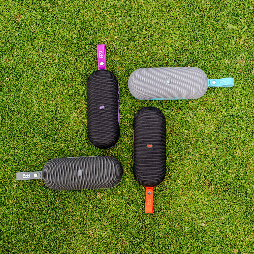 PPG A2 SLIM GPS Golf Speaker Powered by Golf Logix - Gray