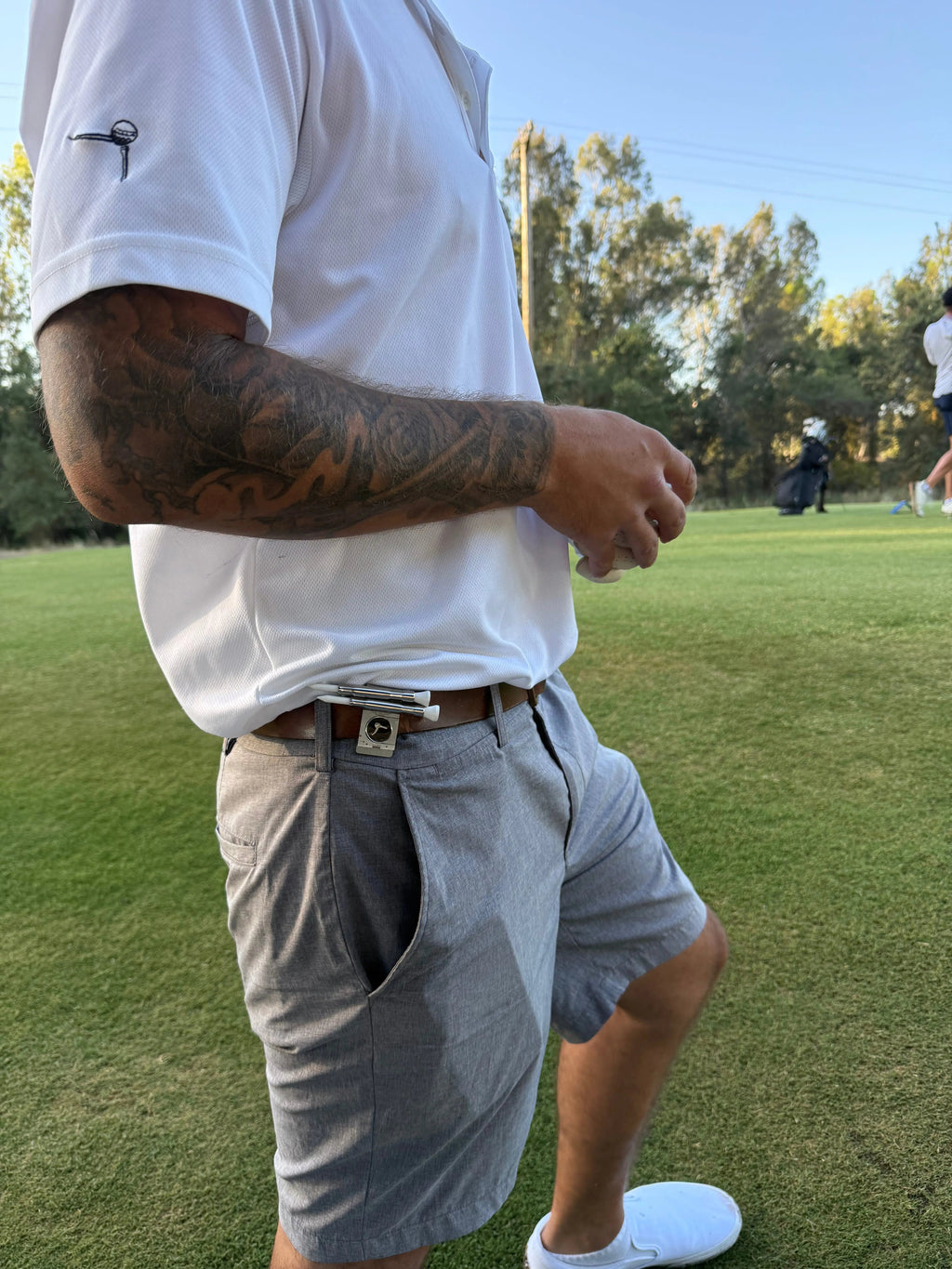 The Tee Clip® Tether V.V Belt & Waistband Tee Holder